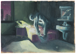 Zimmeratmosphäre, 1997/1998

Gouache, 21 x 30 cm, gerahmt
rückseitig beschriftet und signiert, aus Privatsammlung

Ausrufpreis: 250,-
