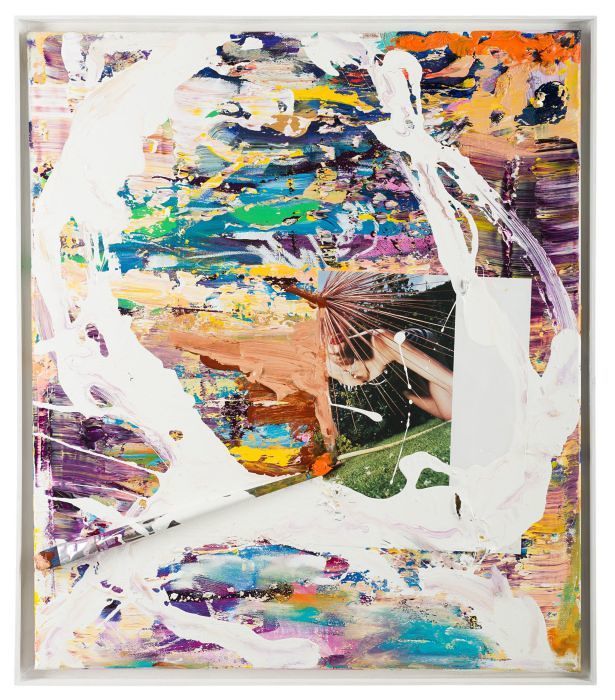 All what I need, 2022 

Acryl, Öl, Papier und Pinsel auf Leinwand, 70 x 60 cm, Künstlerrahmung ohne Glas
rückseitig signiert und beschriftet 

Ausrufpreis: 2500,-