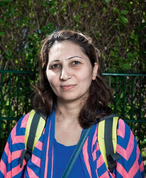 Tamara (40), aus Bagdad, ist ausgebildete Französisch-Dolmetscherin. | Foto: Karin Wasner