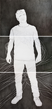 “Thomas/Pearl', 2019

Nero auf Papier, dreiteilig, insgesamt 210 x 100 cm, gerahmt
rückseitig signiert, datiert und beschriftet 

AUSRUFPREIS: 1700.-