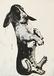 o.T. (Hund), 2013/2024

Aquarell auf handgeschöpftem Bütten, 106 x 76 cm, gerahmt
vorder- und rückseitig signiert und datiert

Ausrufpreis: 1100,-