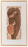 o.T., 1991

Holzschnitt auf Arches 300g, 105 x 58 cm (im Rahmen ca. 112 x 64 cm), Rahmenrückwand leicht abgerieben
EA II/IV, nummeriert und signiert

Ausrufpreis: 1000,-