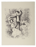 In Trance, 1948 

Steindruckreproduktion von 2012 auf Hahnemühle Alt Worms 300g/m2, 44 x 34 cm, gerahmt 
Auflage: 100; E.A., rückseitig gestempelt und beschriftet

AUSRUFPREIS: 90.-