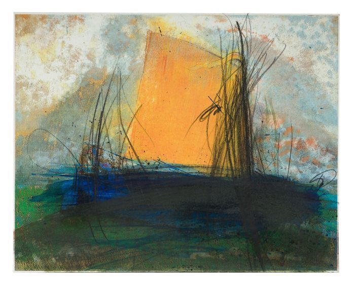 Serie Traumland,  1998/99

Mischtechnik auf Farbdruck, ca. 29,5 x 37 cm, gerahmt
rückseitig gestempelt und signiert 

Ausrufpreis: 4000,-